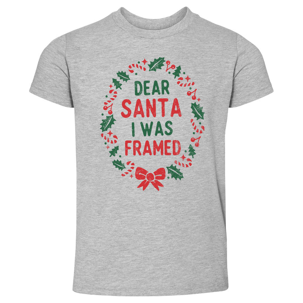 Christmas Dear Santa I Was Framed WHT (ONLINE ORDER ONLY)