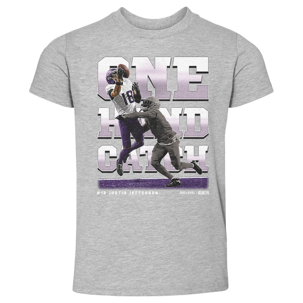 Justin Jefferson Minnesota One Hand Catch WHT (ONLINE ORDER ONLY)