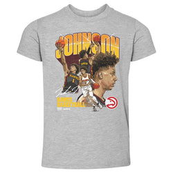 Jalen Johnson Atlanta Hawks Collage WHT (ONLINE ORDER ONLY)