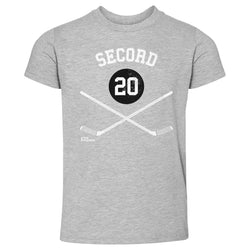 Alan Secord Chicago 20 Sticks WHT