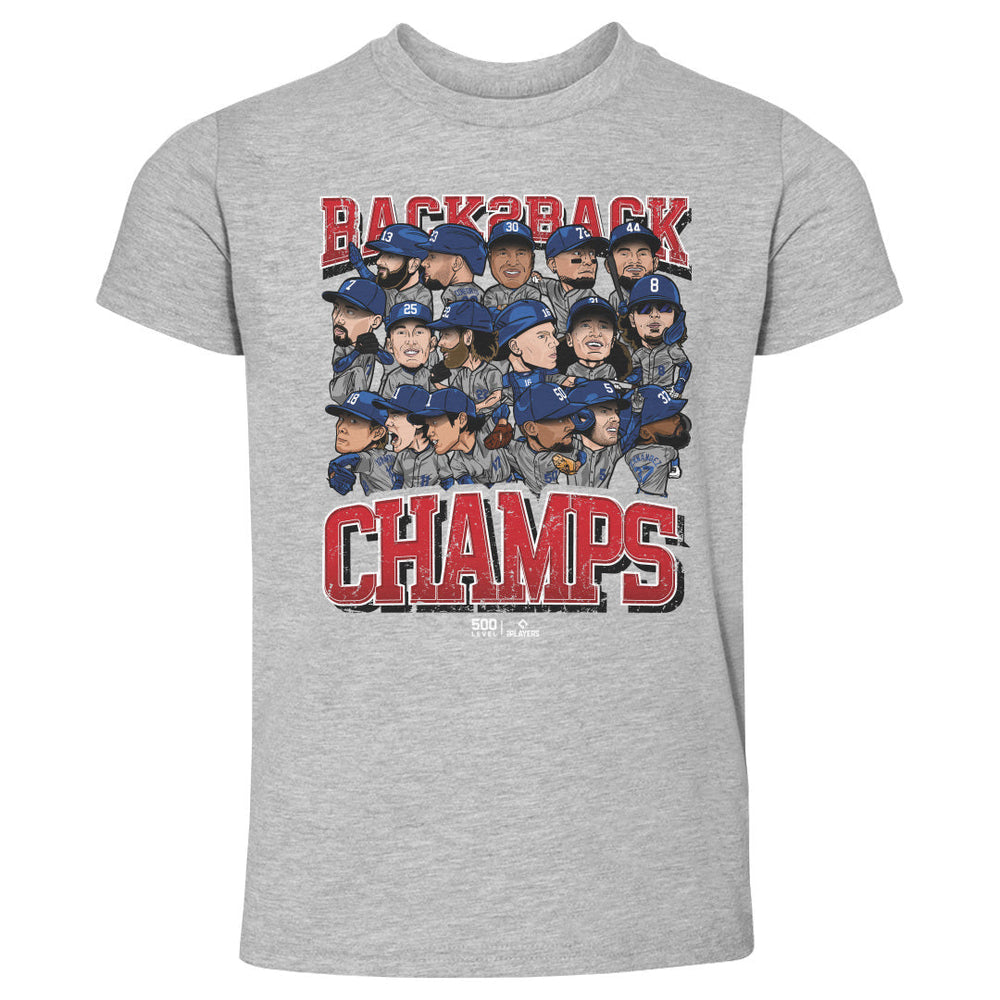 Los Angeles D Baseball Back 2 Back Champs 2025 WHT (ONLINE ORDER ONLY)