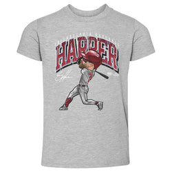 Bryce Harper Philadelphia Cartoon WHT