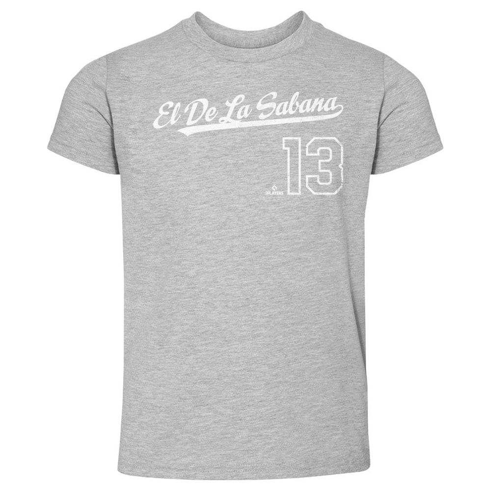 Ronald Acuna Jr. El De La Sabana 2019 Players Weekend Script WHT (ONLINE ORDER ONLY)