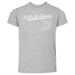Ronald Acuna Jr. El De La Sabana 2019 Players Weekend Script WHT (ONLINE ORDER ONLY)