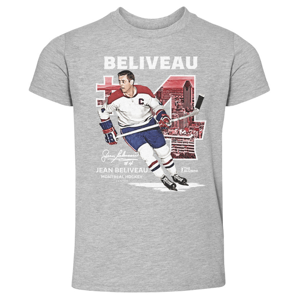 Jean Beliveau Montreal Throwback WHT (ONLINE ORDER ONLY)