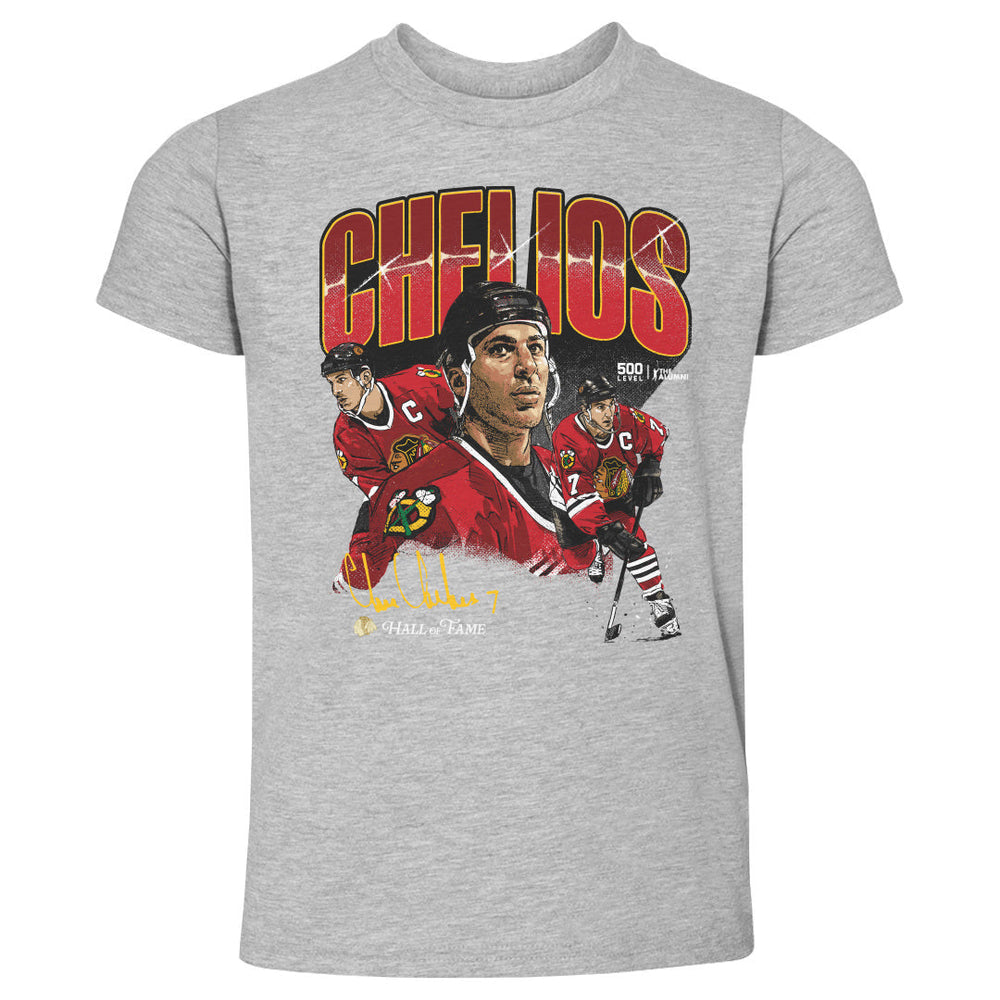 Chris Chelios Chicago Blackhawks Collage WHT (ONLINE ORDER ONLY)