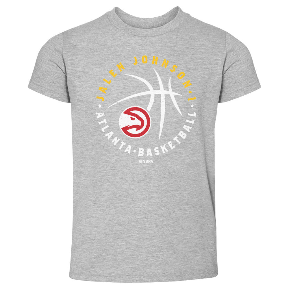 Jalen Johnson Atlanta Hawks Player Ball WHT (ONLINE ORDER ONLY)