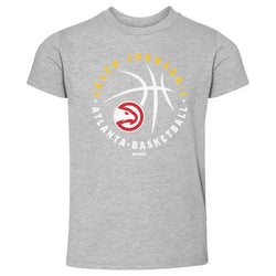 Jalen Johnson Atlanta Hawks Player Ball WHT (ONLINE ORDER ONLY)