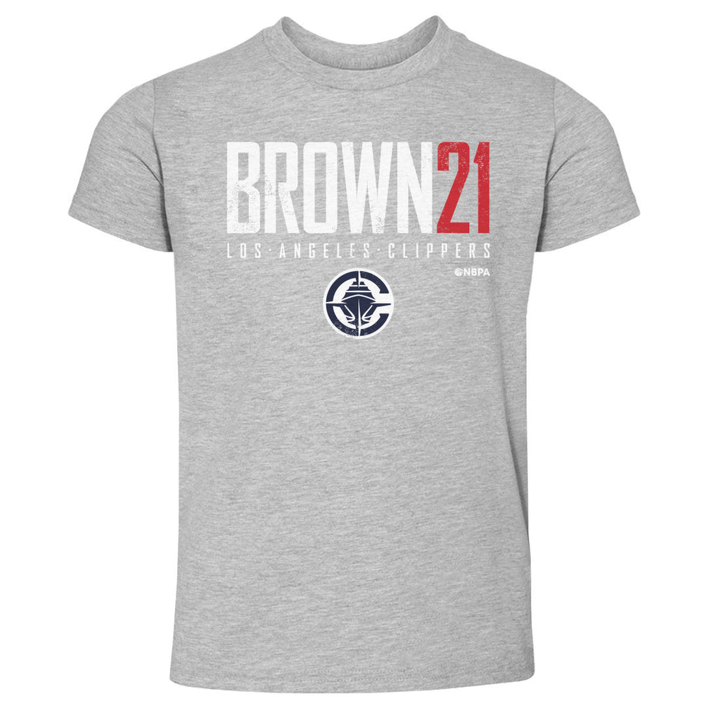 Kobe Brown Los Angeles Clippers Elite WHT (ONLINE ORDER ONLY)
