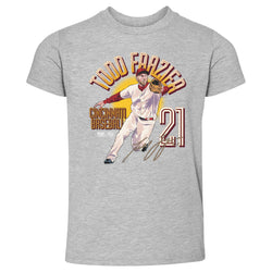 Todd Frazier Cincinnati Name Arc WHT (ONLINE ORDER ONLY)