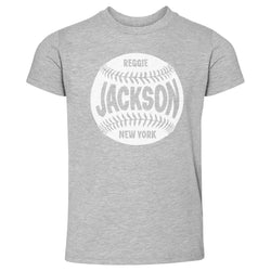 Reggie Jackson New York Baseball WHT (ONLINE ORDER ONLY)