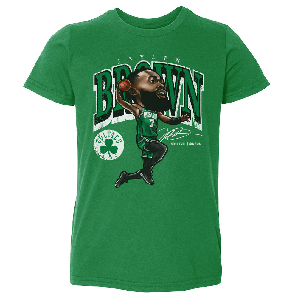 Jaylen Brown Boston Celtics Cartoon WHT (ONLINE ORDER ONLY)