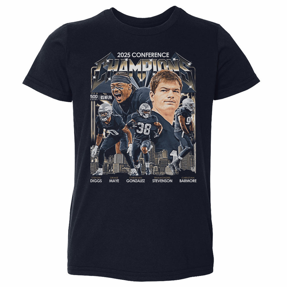 New England Football 2025 Conference Champions Vintage WHT (ONLINE ORDER ONLY)