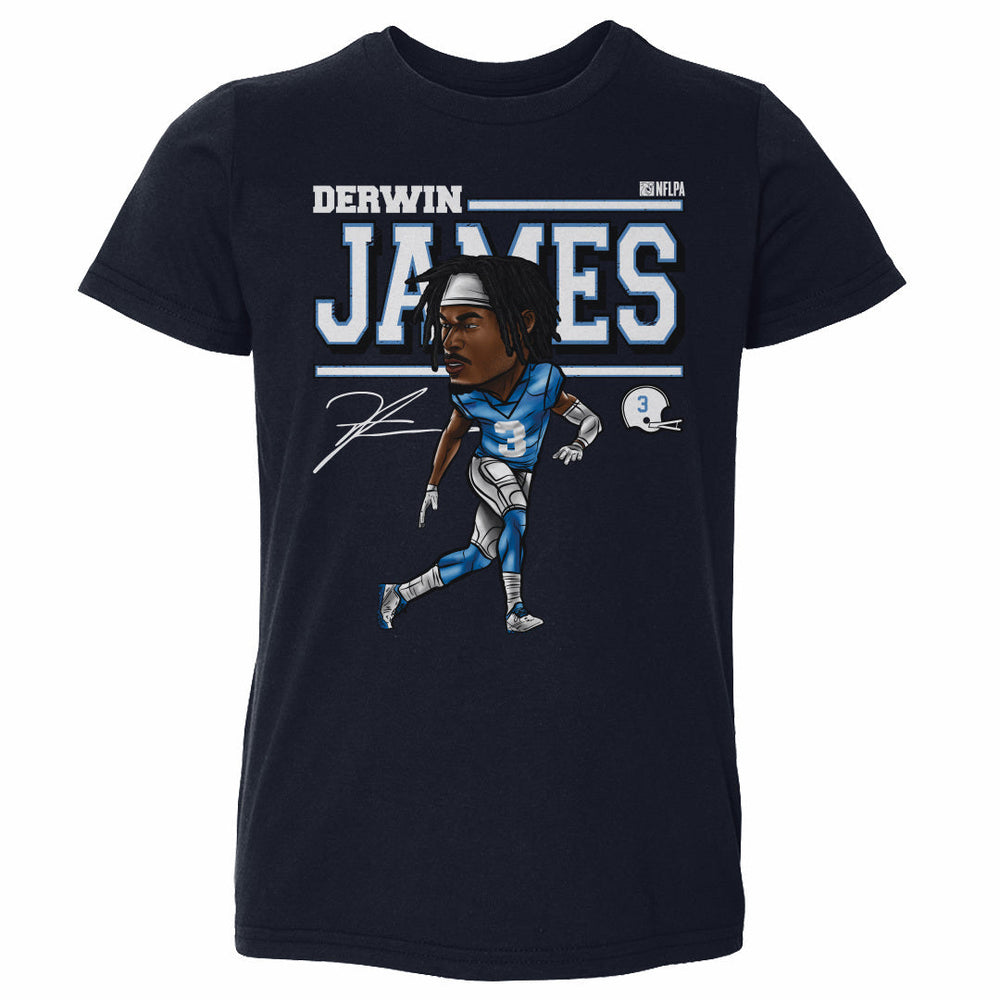 Derwin James Los Angeles C Cartoon WHT (ONLINE ORDER ONLY)