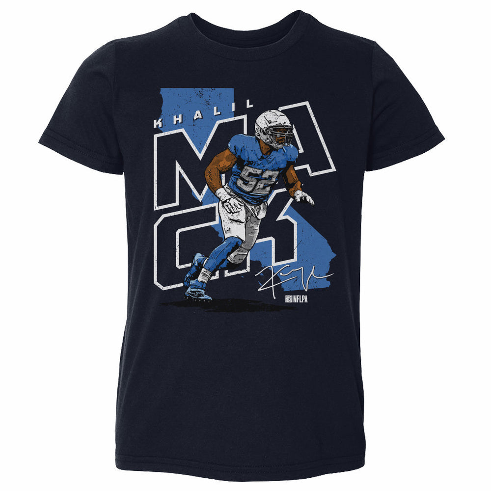 Khalil Mack Los Angeles C Player Map WHT (ONLINE ORDER ONLY)