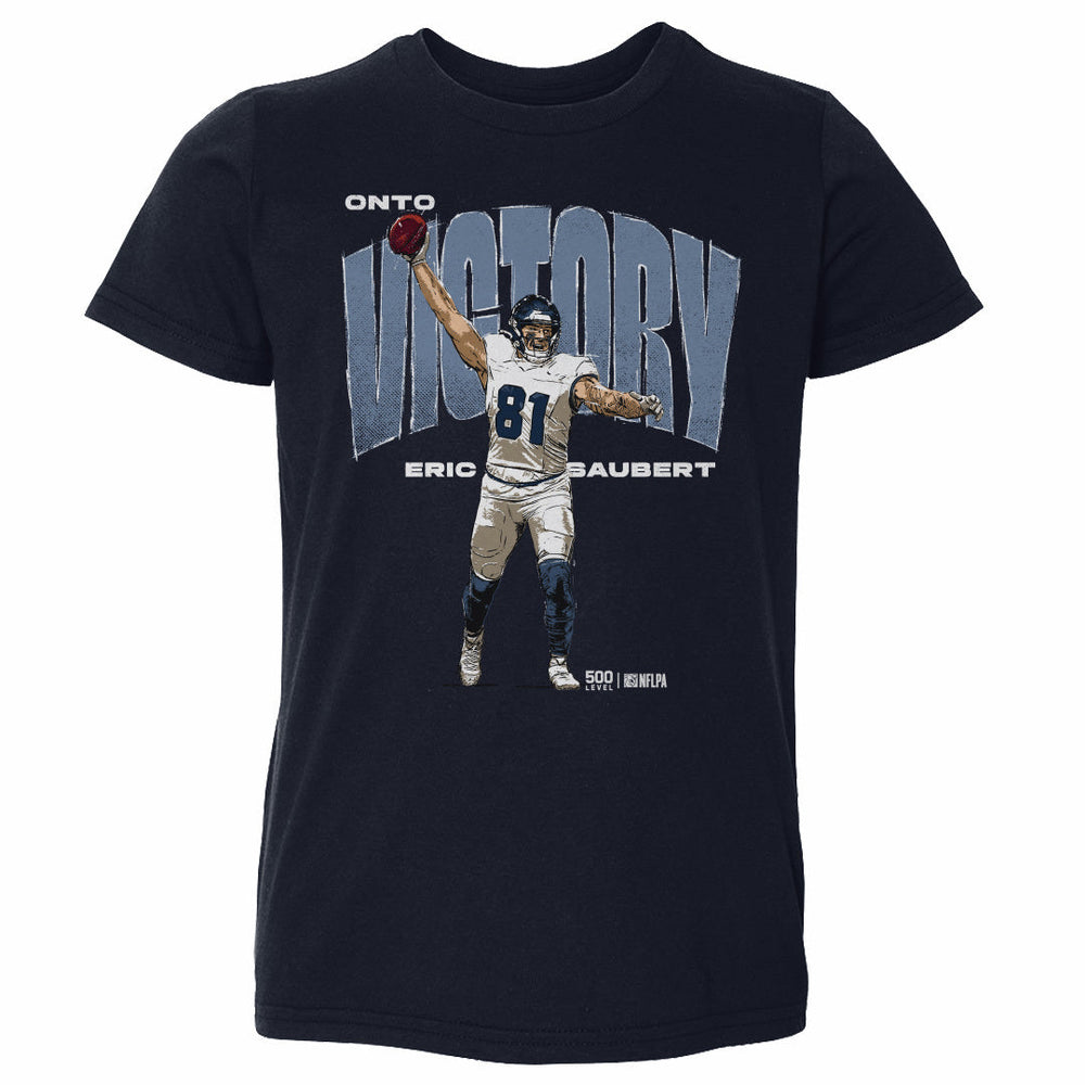 Eric Saubert Seattle Victory Pose WHT (ONLINE ORDER ONLY)