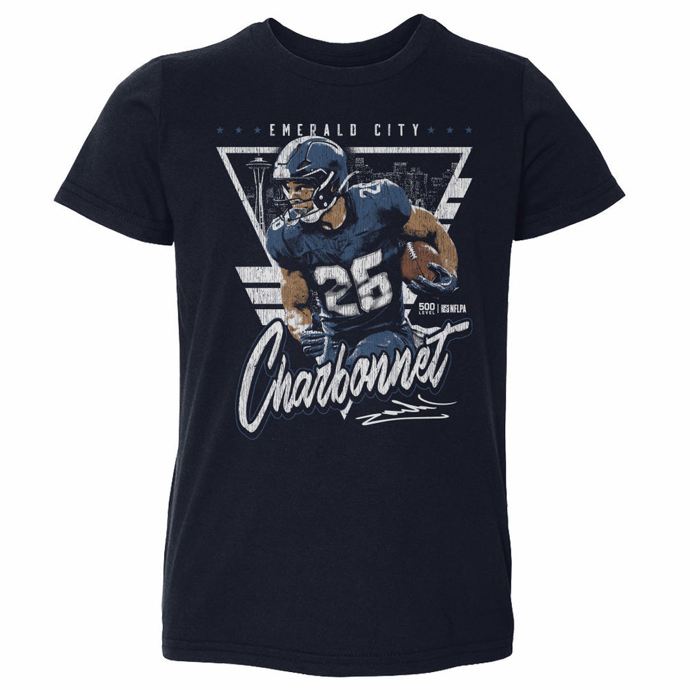 Zach Charbonnet Seattle Triangle Retro WHT (ONLINE ORDER ONLY)
