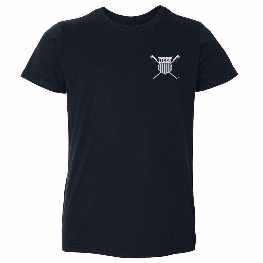 USRowing Emblem Pocket White WHT (ONLINE ORDER ONLY)