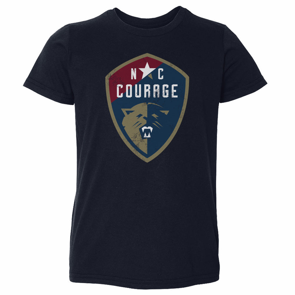 North Carolina Courage Vintage Primary Logo WHT