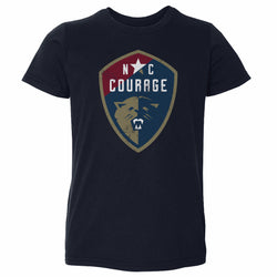 North Carolina Courage Vintage Primary Logo WHT