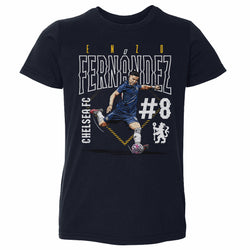 Enzo Fernandez Chelsea FC Outline Number WHT (ONLINE ORDER ONLY)