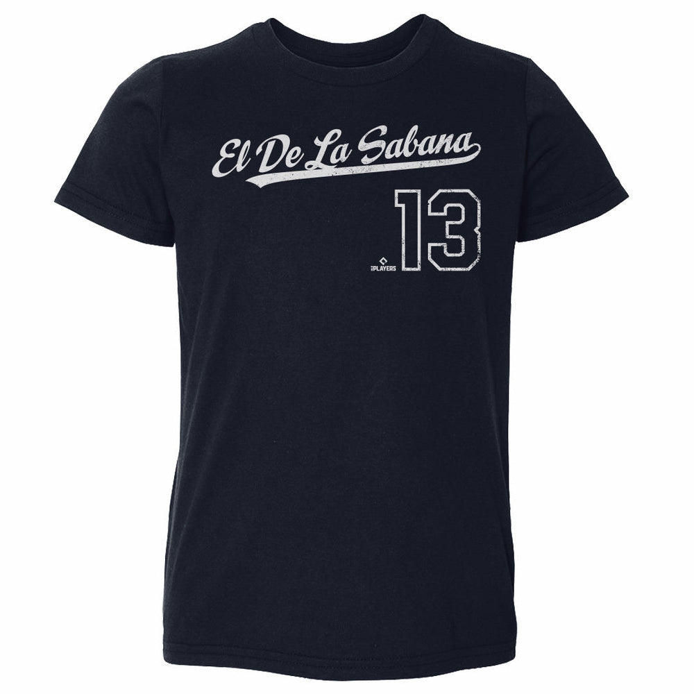 Ronald Acuna Jr. El De La Sabana 2019 Players Weekend Script WHT (ONLINE ORDER ONLY)