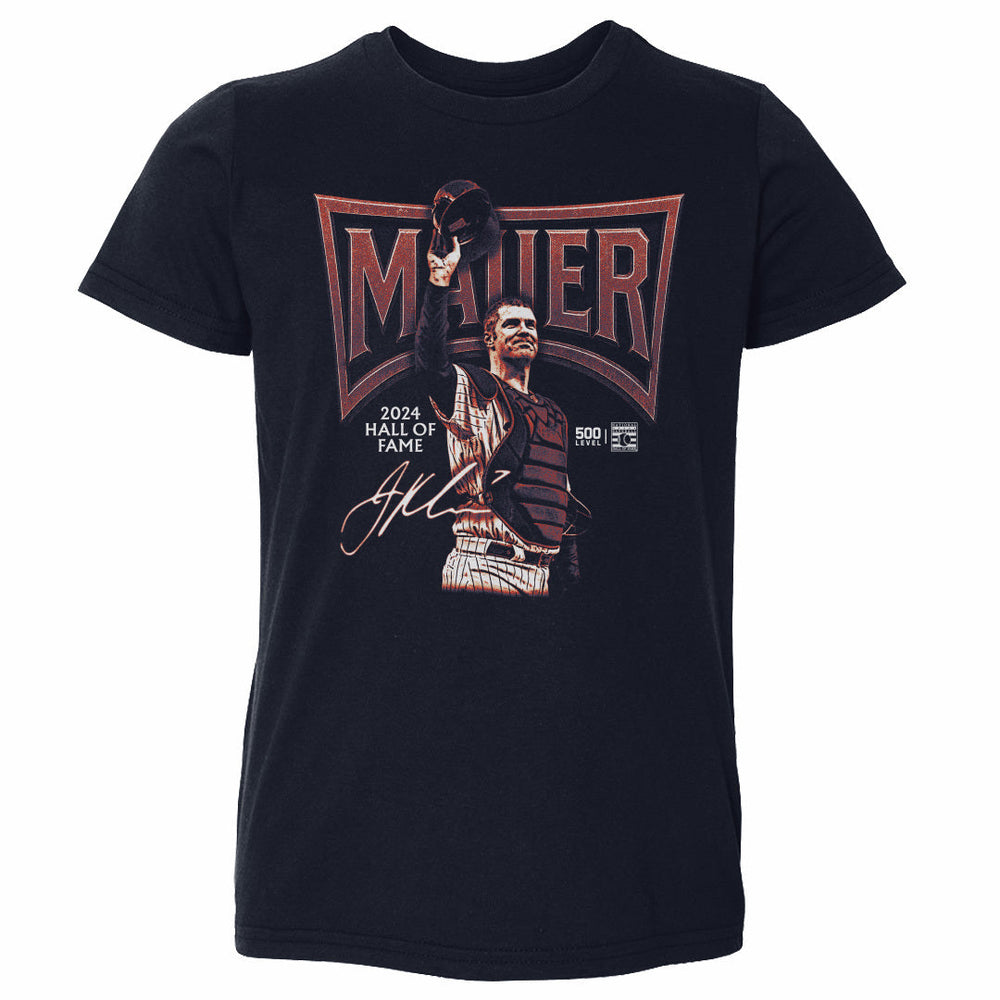 Joe Mauer Minnesota Banner Bitmap WHT (ONLINE ORDER ONLY)