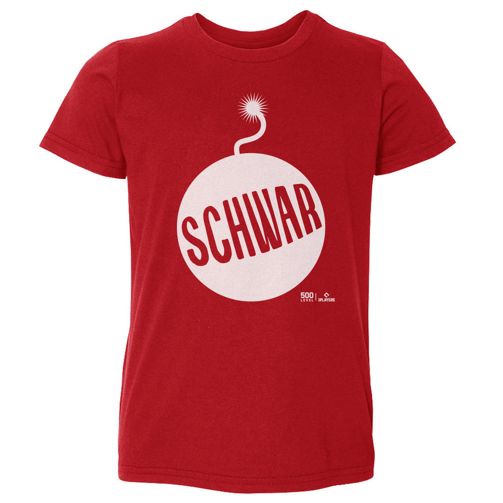 Kyle Schwarber Philadelphia Schwarbomb Vector WHT (ONLINE ORDER ONLY)