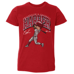 Bryce Harper Philadelphia Cartoon WHT