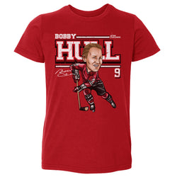 Bobby Hull Chicago Cartoon WHT