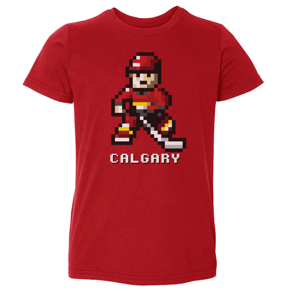 Calgary Hockey 8-bit WHT (ONLINE ORDER ONLY)