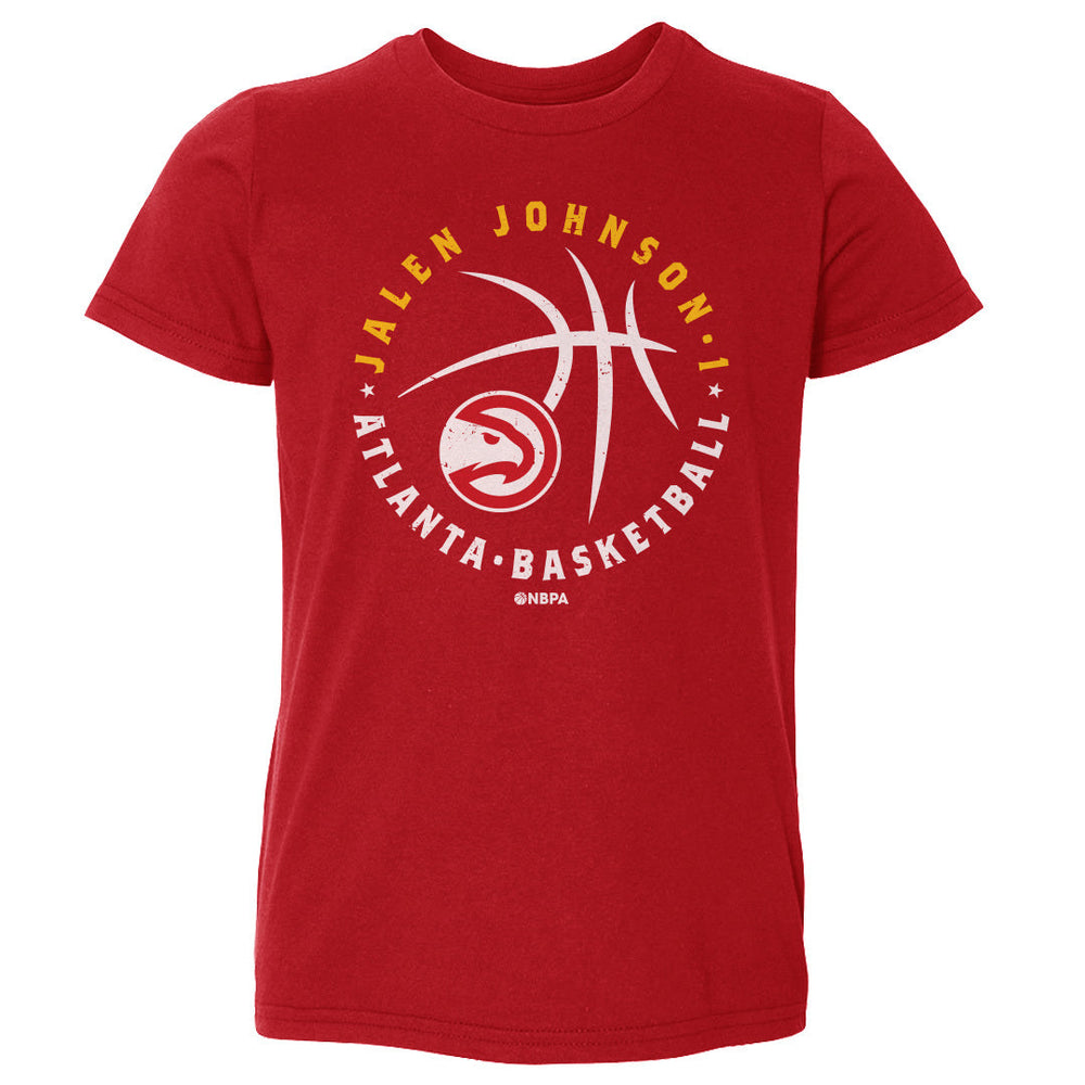Jalen Johnson Atlanta Hawks Player Ball WHT (ONLINE ORDER ONLY)