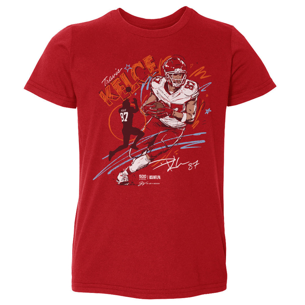 Travis Kelce Kansas City Scribble WHT (ONLINE ORDER ONLY)