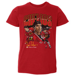 Chris Chelios Chicago Blackhawks Collage WHT (ONLINE ORDER ONLY)