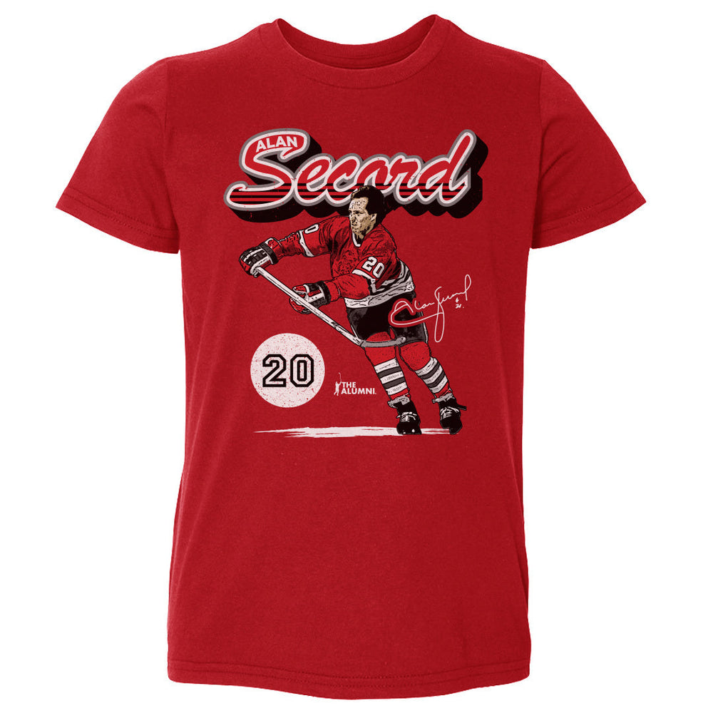 Alan Secord Chicago Retro Script WHT