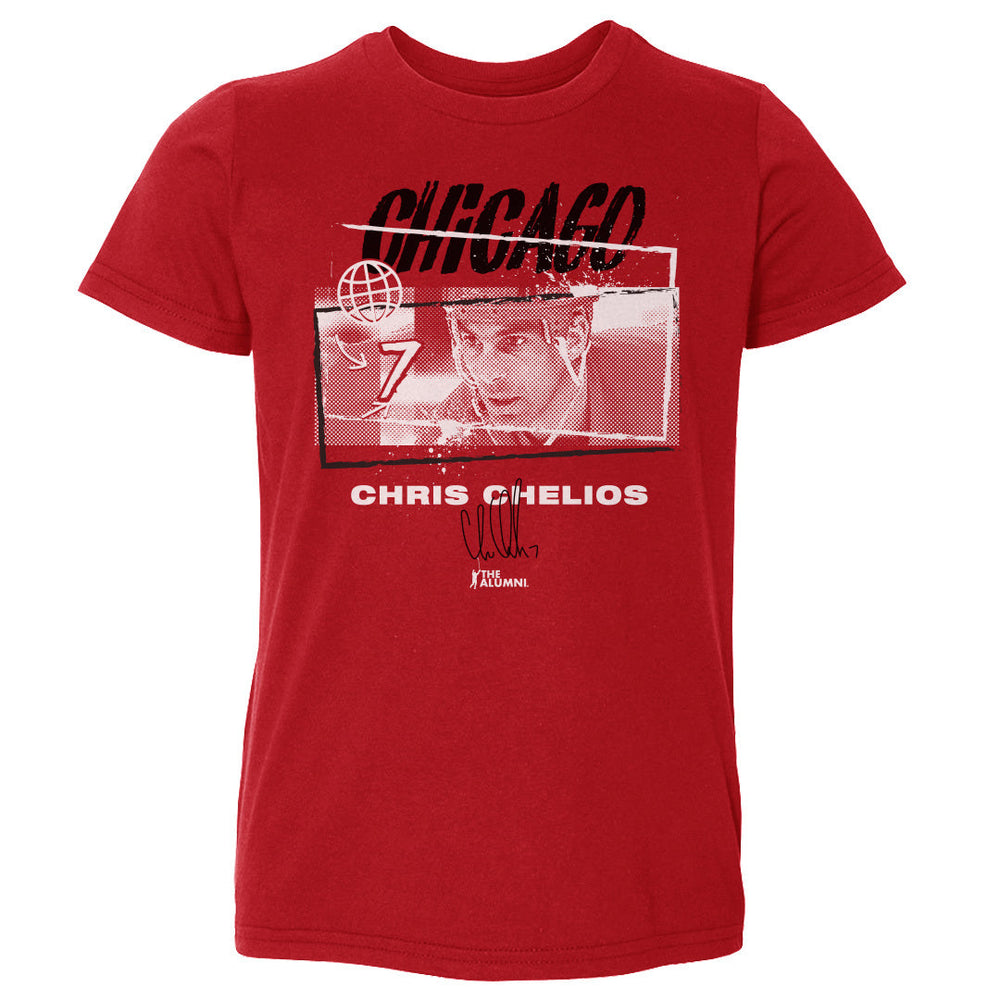 Chris Chelios Chicago Tones WHT