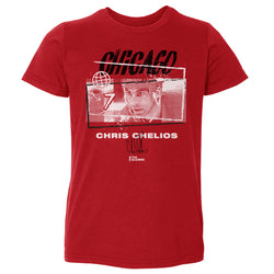 Chris Chelios Chicago Tones WHT