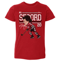 Al Secord Chicago Cartoon WHT
