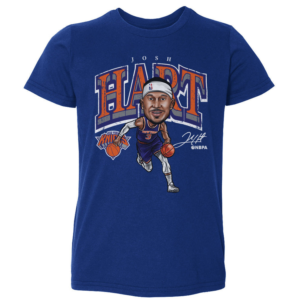 Josh Hart New York Knicks Cartoon WHT
