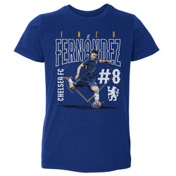 Enzo Fernandez Chelsea FC Outline Number WHT (ONLINE ORDER ONLY)