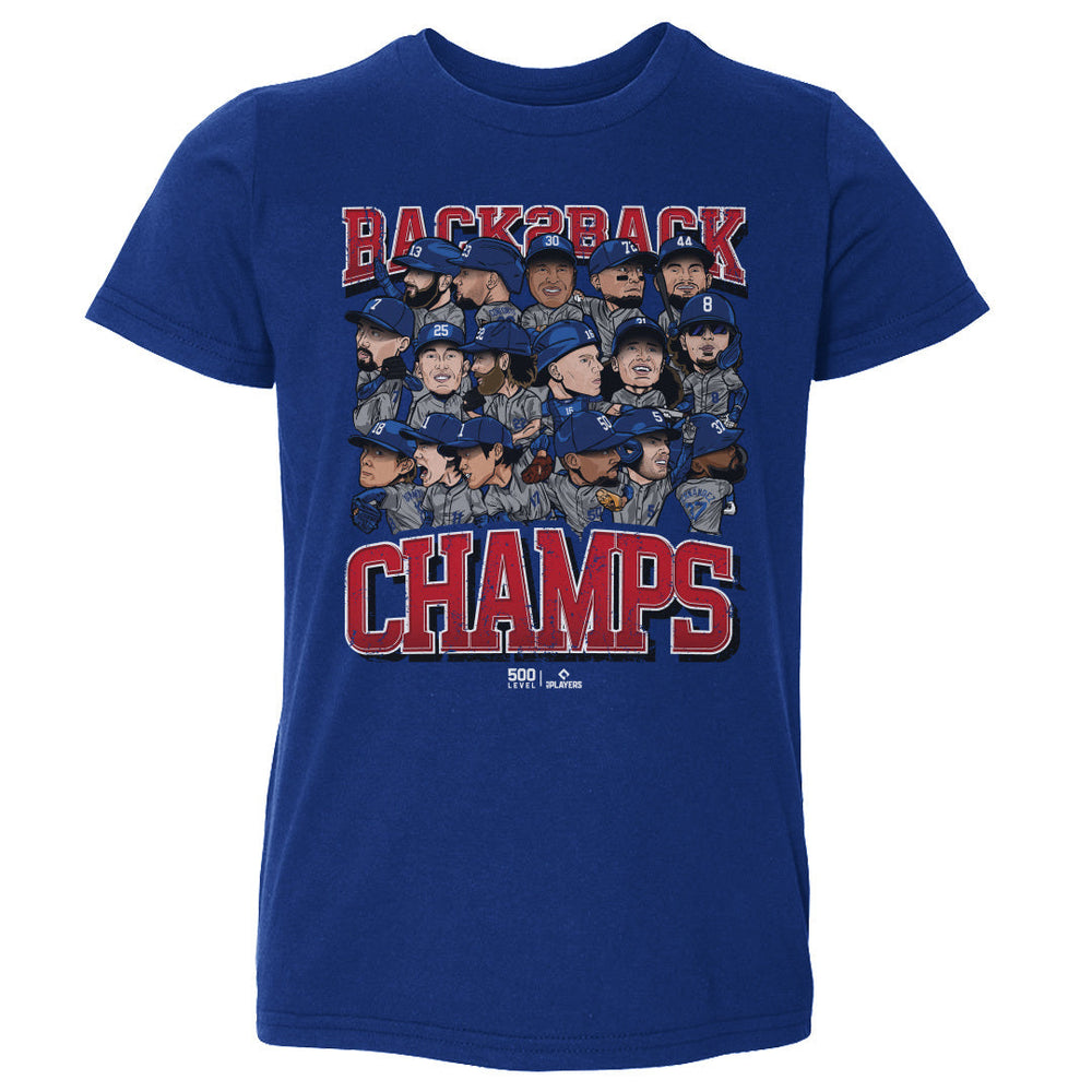 Los Angeles D Baseball Back 2 Back Champs 2025 WHT (ONLINE ORDER ONLY)