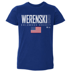 Zach Werenski Columbus USA Elite WHT (ONLINE ORDER ONLY)