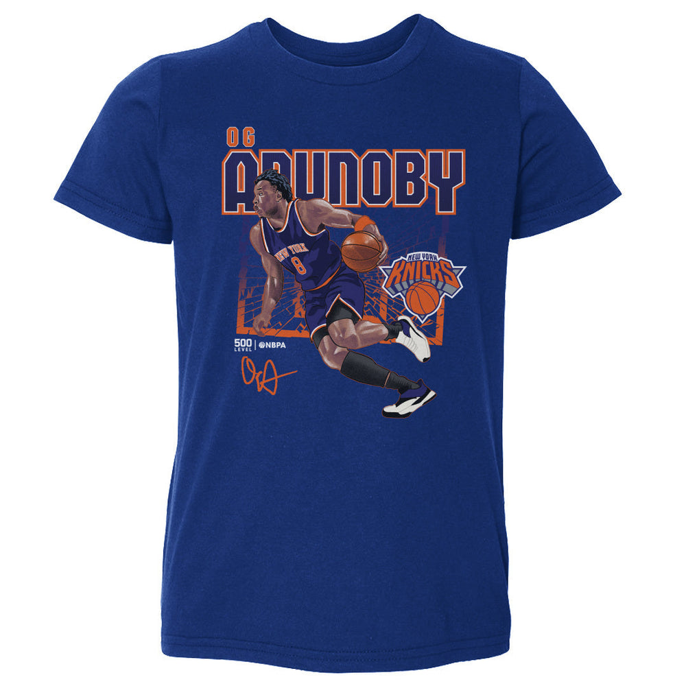 OG Anunoby New York Knicks Shattered WHT