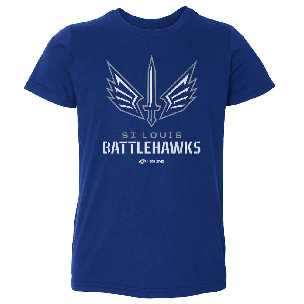 St. Louis Battlehawks Primary Logo WHT (ONLINE ORDER ONLY)