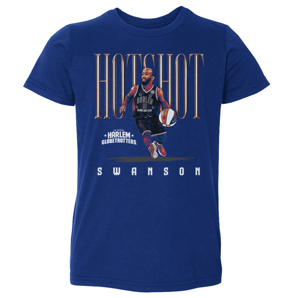 Hot Shot Swanson Harlem Globetrotters Nickname WHT (ONLINE ONLY)