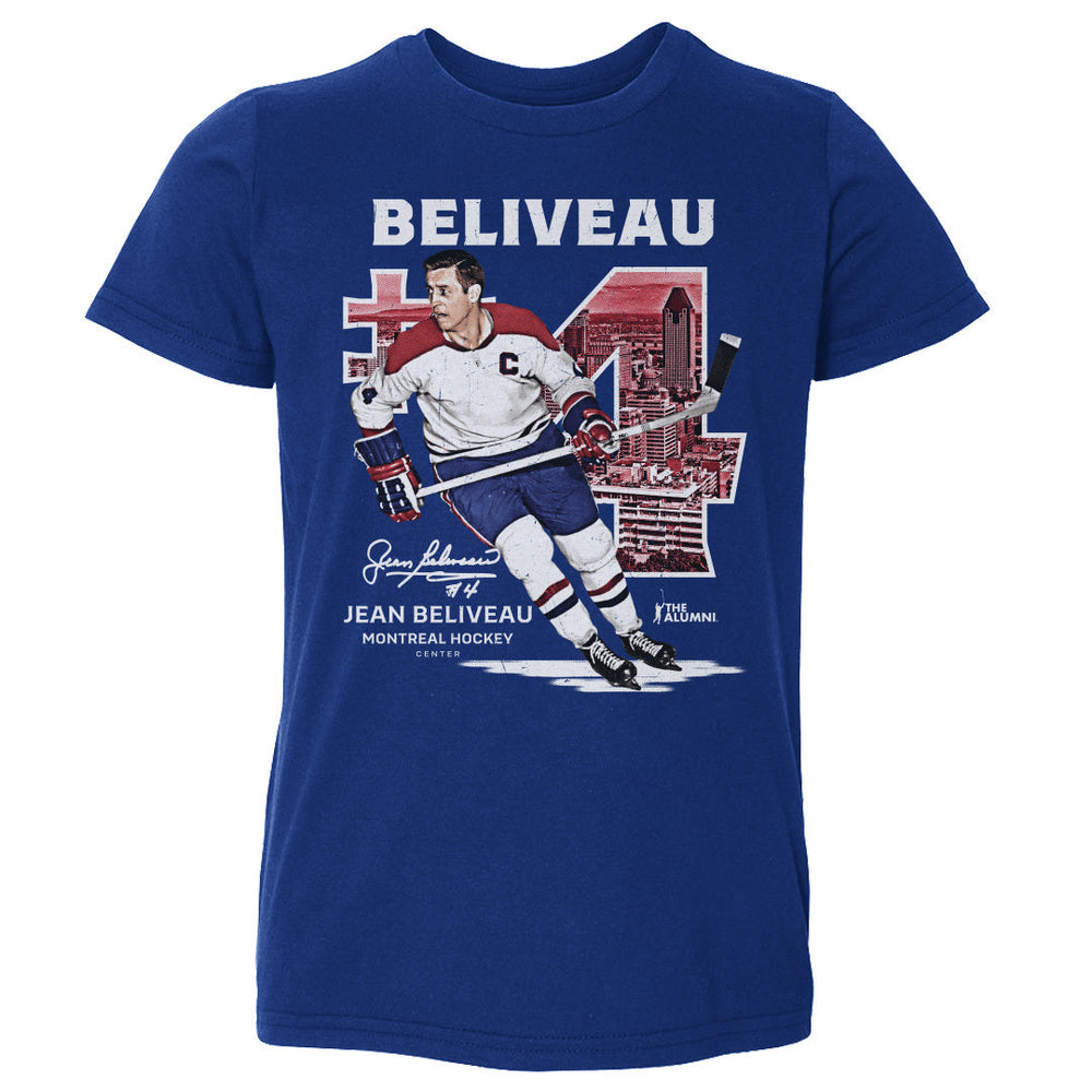 Jean Beliveau Montreal Throwback WHT (ONLINE ORDER ONLY)