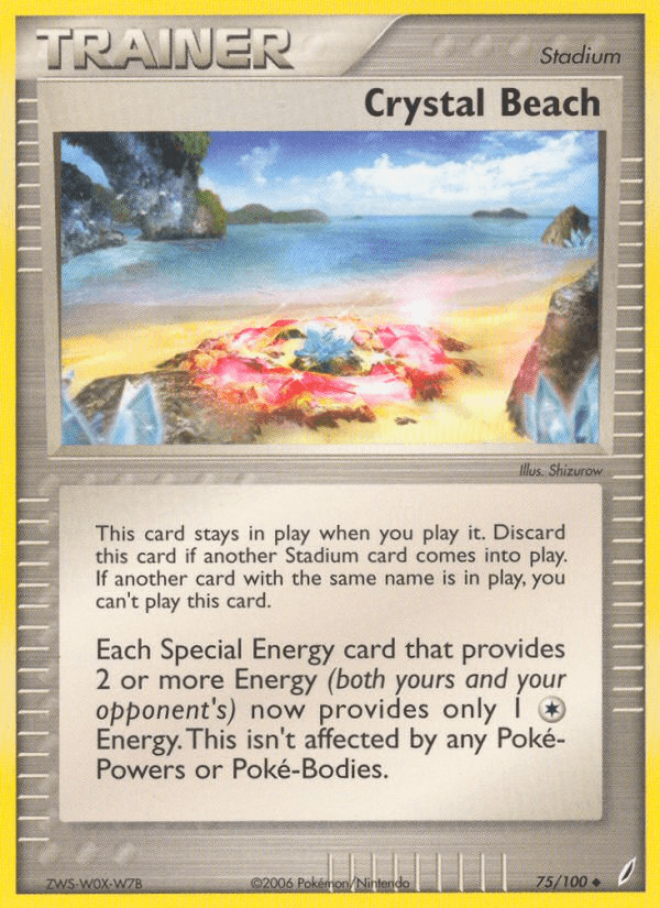 Crystal Beach (75/100) [EX: Crystal Guardians] (Online Only)