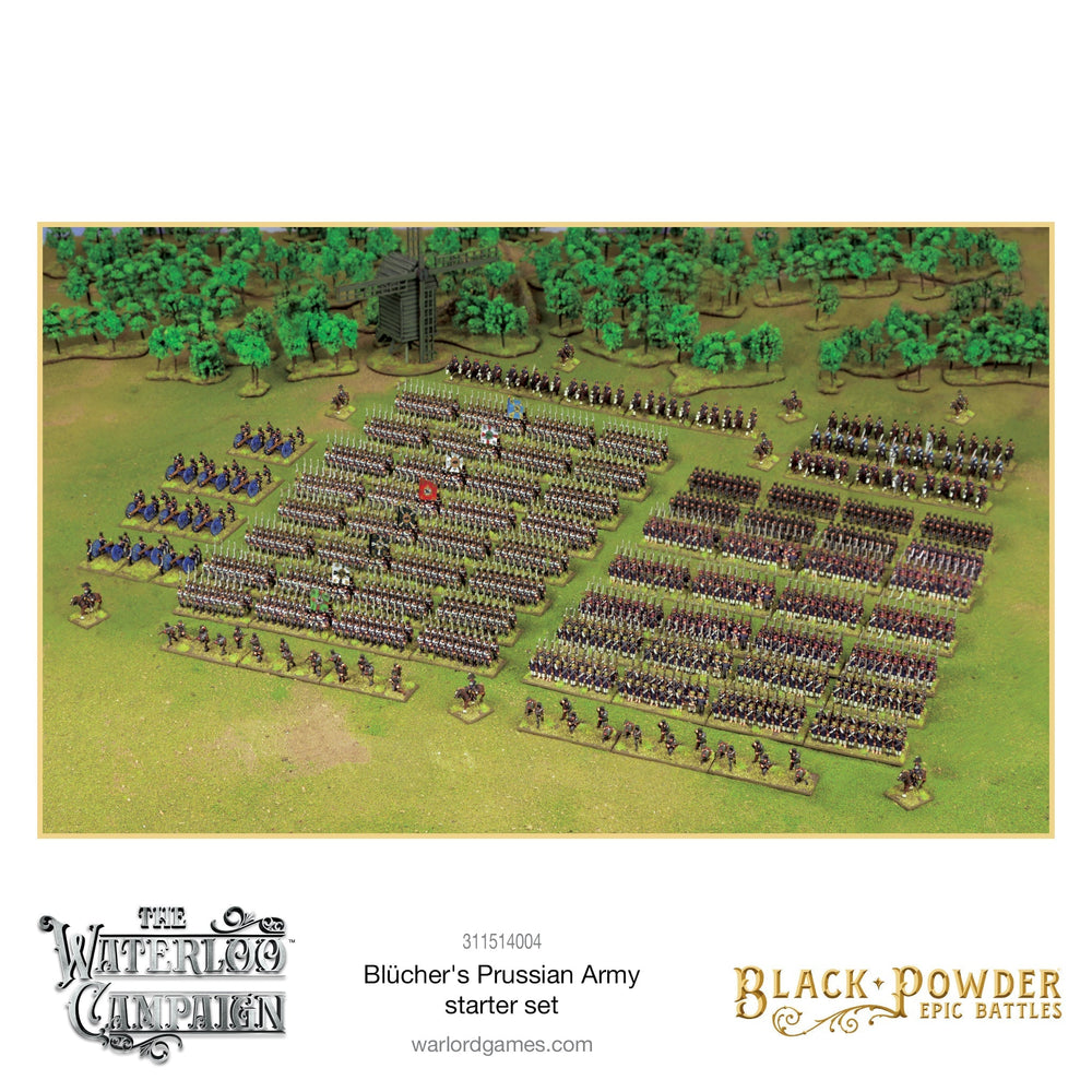 Black Powder: Epic Battles - Waterloo - Blüchers Prussian Army Starter Set (ONLINE ORDER ONLY)