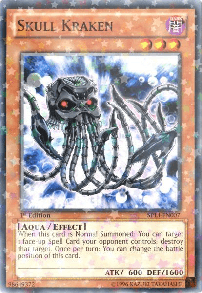 Skull Kraken [SP13-EN007] Starfoil Rare (ONLINE ORDER ONLY)