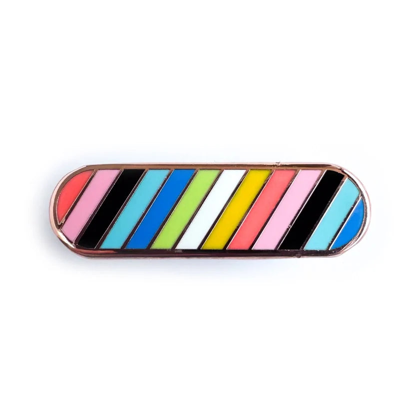 Pride Pals Flag Enamel Pin - Queer (ONLINE ORDER ONLY)